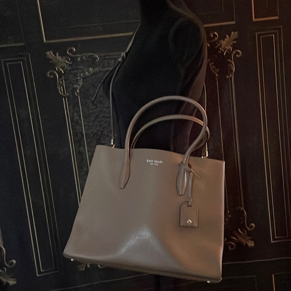 Kate Spade Brown Taupe Purse Bag